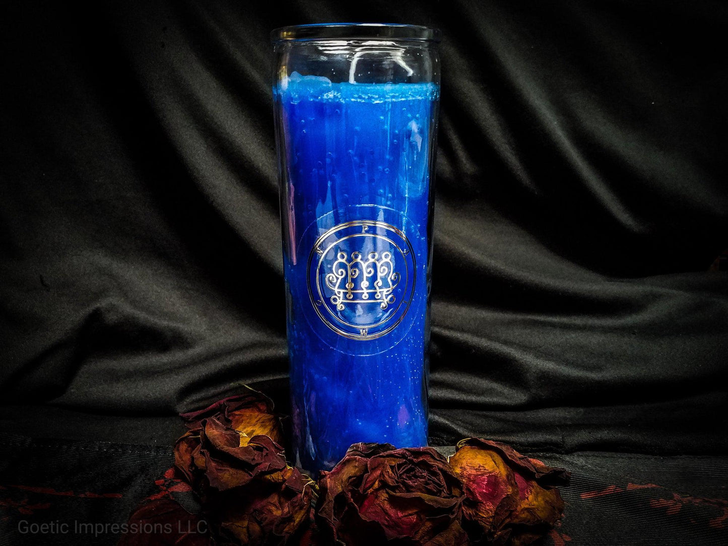 Blue Paimon Sigil 7 Day Candle