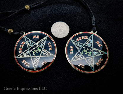 Pentacle of Solomon featuring the TETRAGRAMMATON