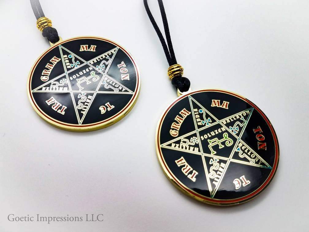 Double Sided Tetragrammaton Necklace