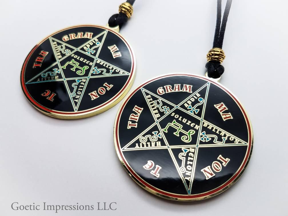 Two Sided Tetragrammaton Pendant