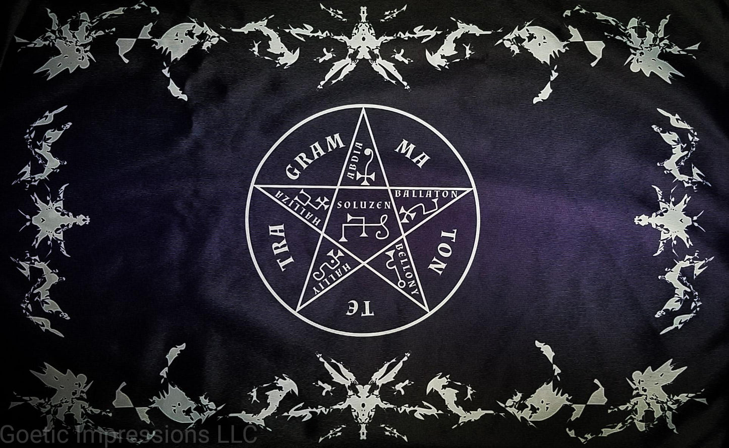 Lesser Key of Solomon: Ars Goetia Pentacle of Solomon Altar Cloth