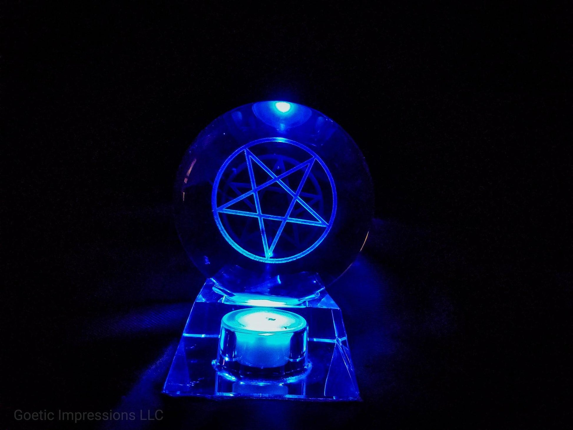 Pentacle crystal ball