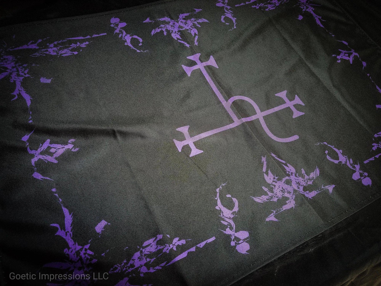 Purple Lilith altar cloth