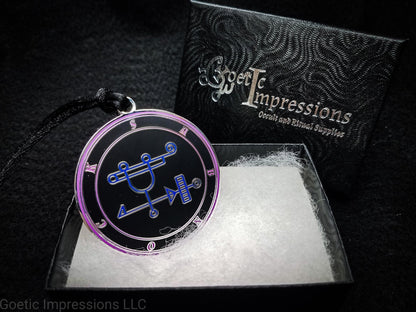Silver Magus Sabnock Medallion