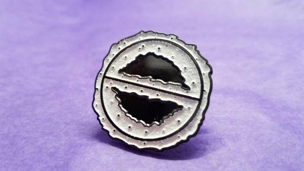 Salt Alchemical lapel pin