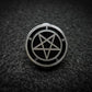 Black and Grey Satanic Satan hard enamel pin
