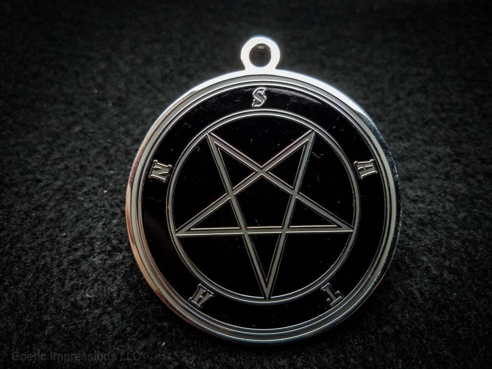 Black and Grey Satan seal talisman