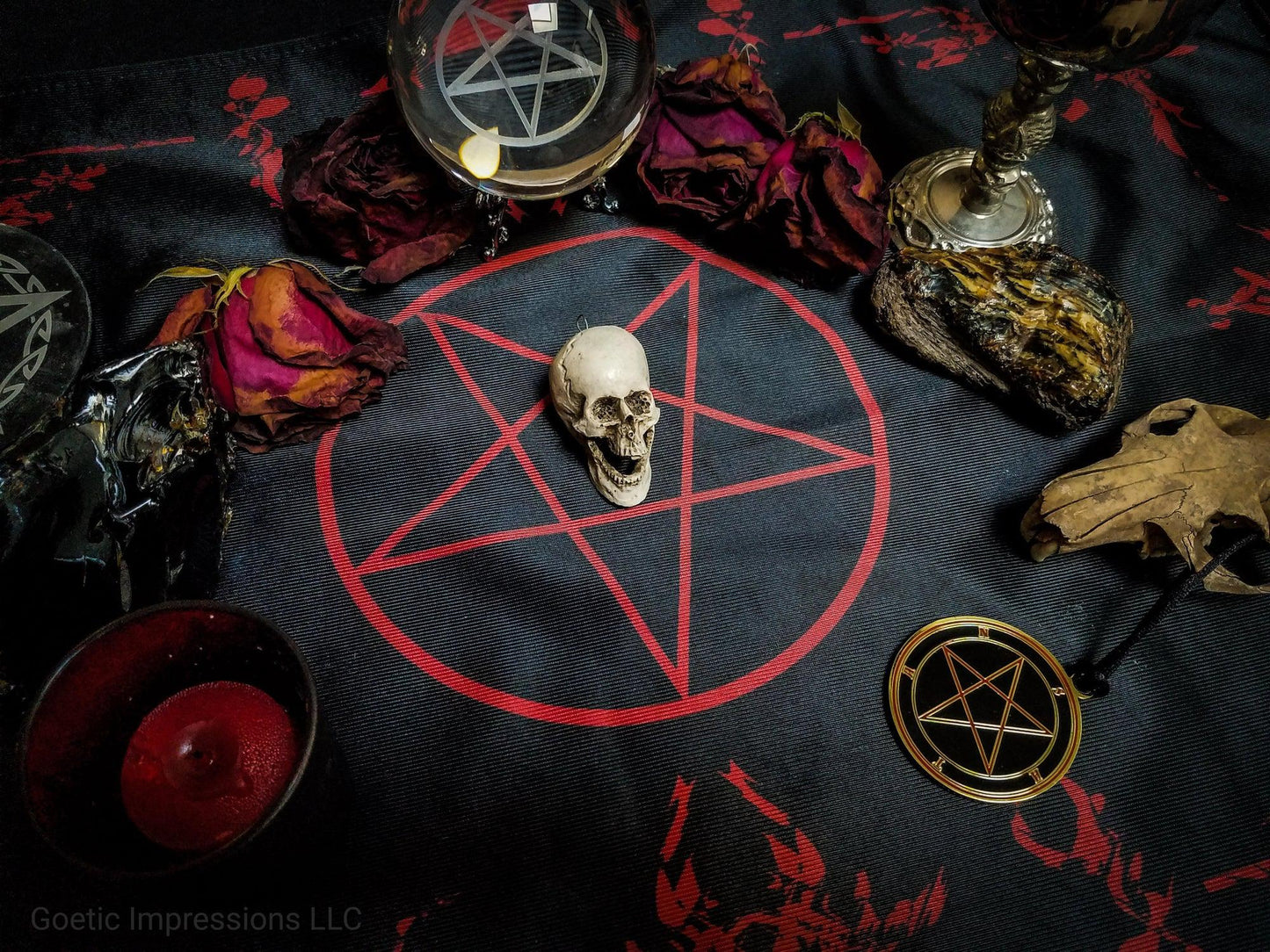 Satanic altar