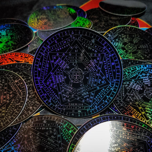 Sigillum Dei Aemeth holographic stickers.