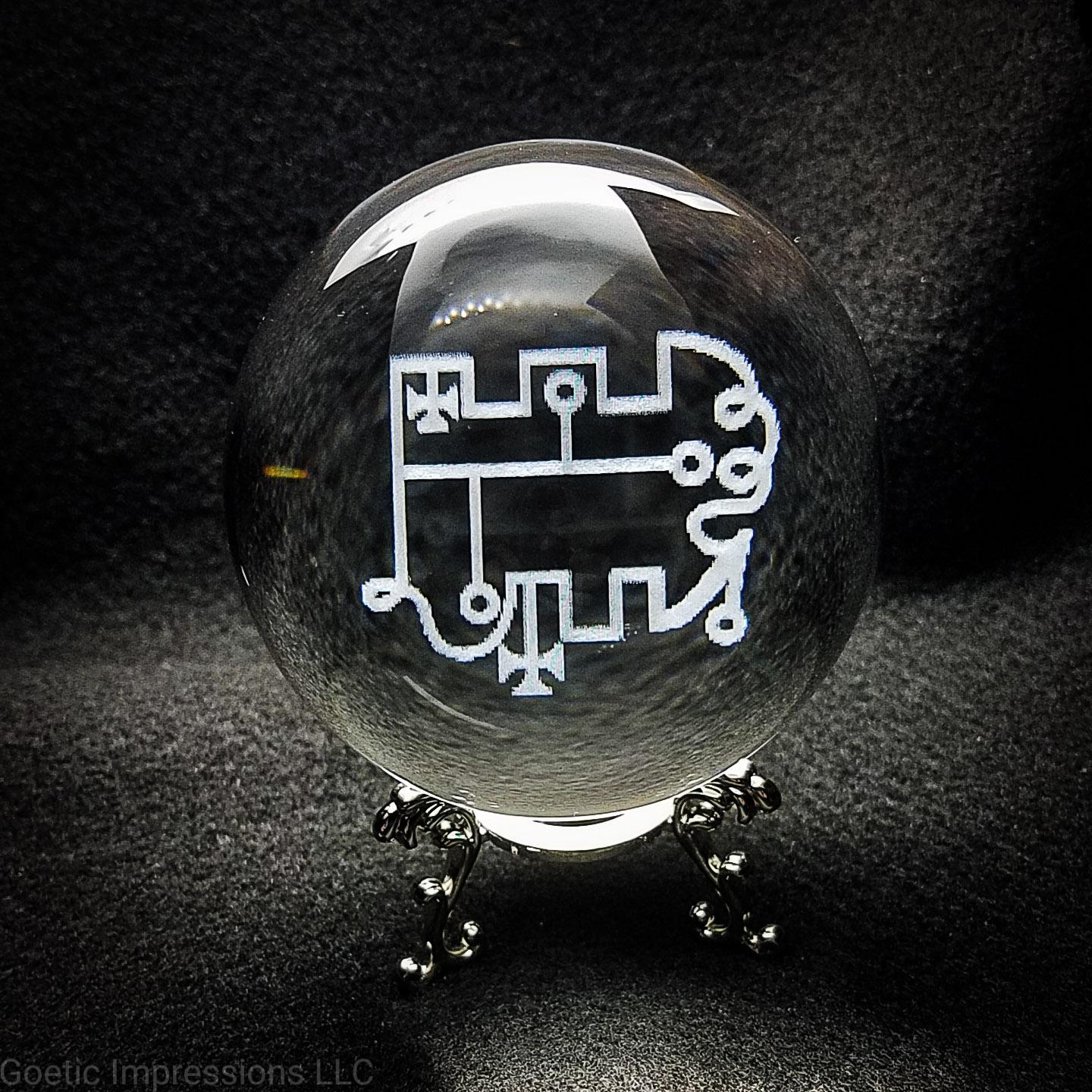 Lesser Key of Solomon: Ars Goetia Stolas sigil crystal ball