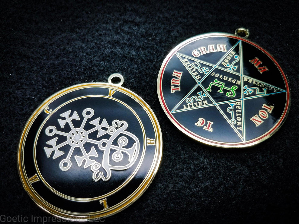 Valac Sigil Medallion: Ars Goetia Demon Seal Pendant – Goetic Impressions