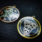 Lesser Key of Solomon: Ars Goetia, Goetic Seal Vine sigil pendant with feautring the Pentacle of Solomon on the reverse side.
