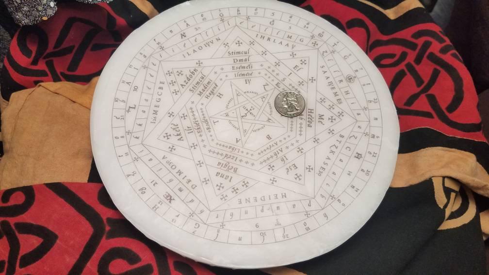 Large 9 inch sigillum dei aemeth wax disk