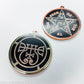 Zepar sigil pendant with pentacle of solomon on reverse side