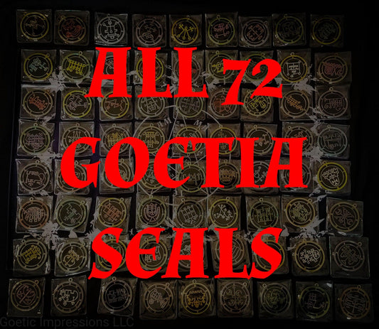 All 72 Ars Goetia Seal Medallions